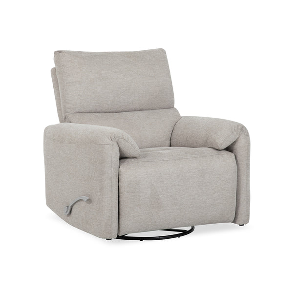 BUTACA RECLINABLE MANUAL EN TELA GRIS