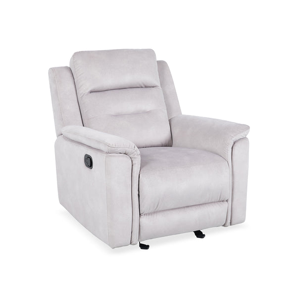 BUTACA RECLINABLE MANUAL  EN TELA GRIS