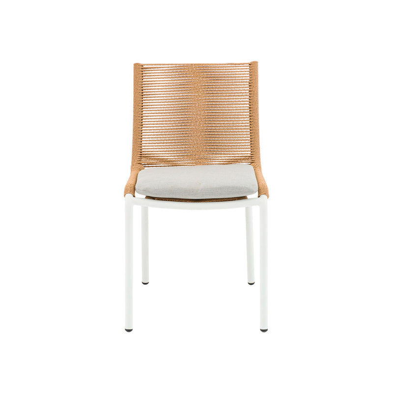 ATLIN ALUM RATTAN CHAIR