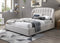 CAMA QUEEN EN TELA BEIGE