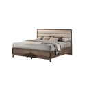 CAMA QUEEN 8422A + 1 MESITA DE NOCHE - 2PCS