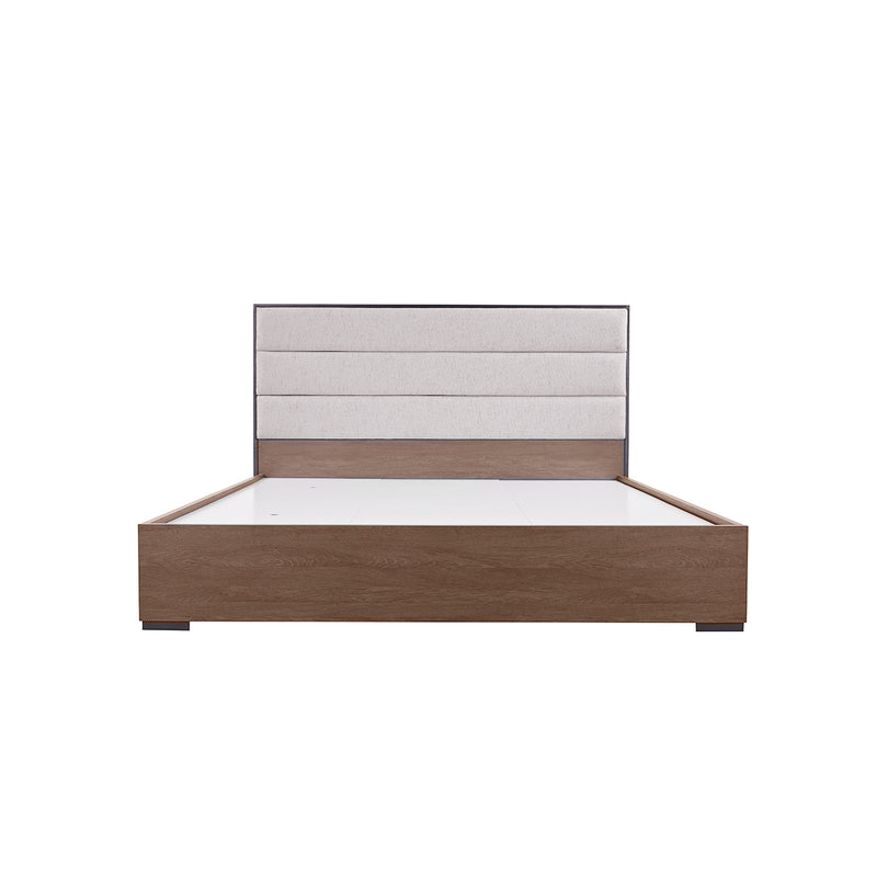 CAMA QUEEN "JL01039" + 1 MESITA DE NOCHE - 2PCS