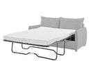 SOFA CAMA EN TELA GRIS