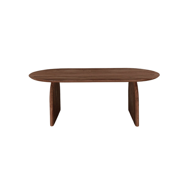 MESA DE COMEDOR DE MADERA SÓLIDA