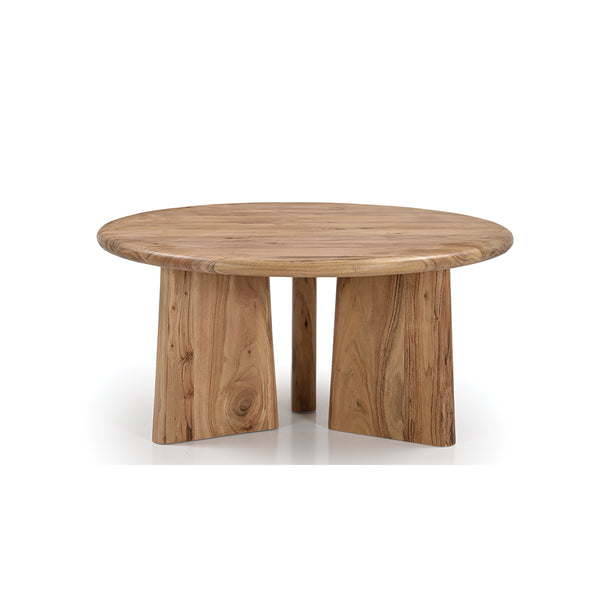 MESA DE CENTRO DE MADERA SÓLIDA