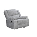 BUTACA RECLINABLE MANUAL EN TELA GRIS