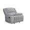 BUTACA RECLINABLE MANUAL EN TELA GRIS