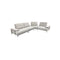 SOFA SECCIONAL ESTACIONARIO EN TELA COLOR GRIS CLARO 4PCS